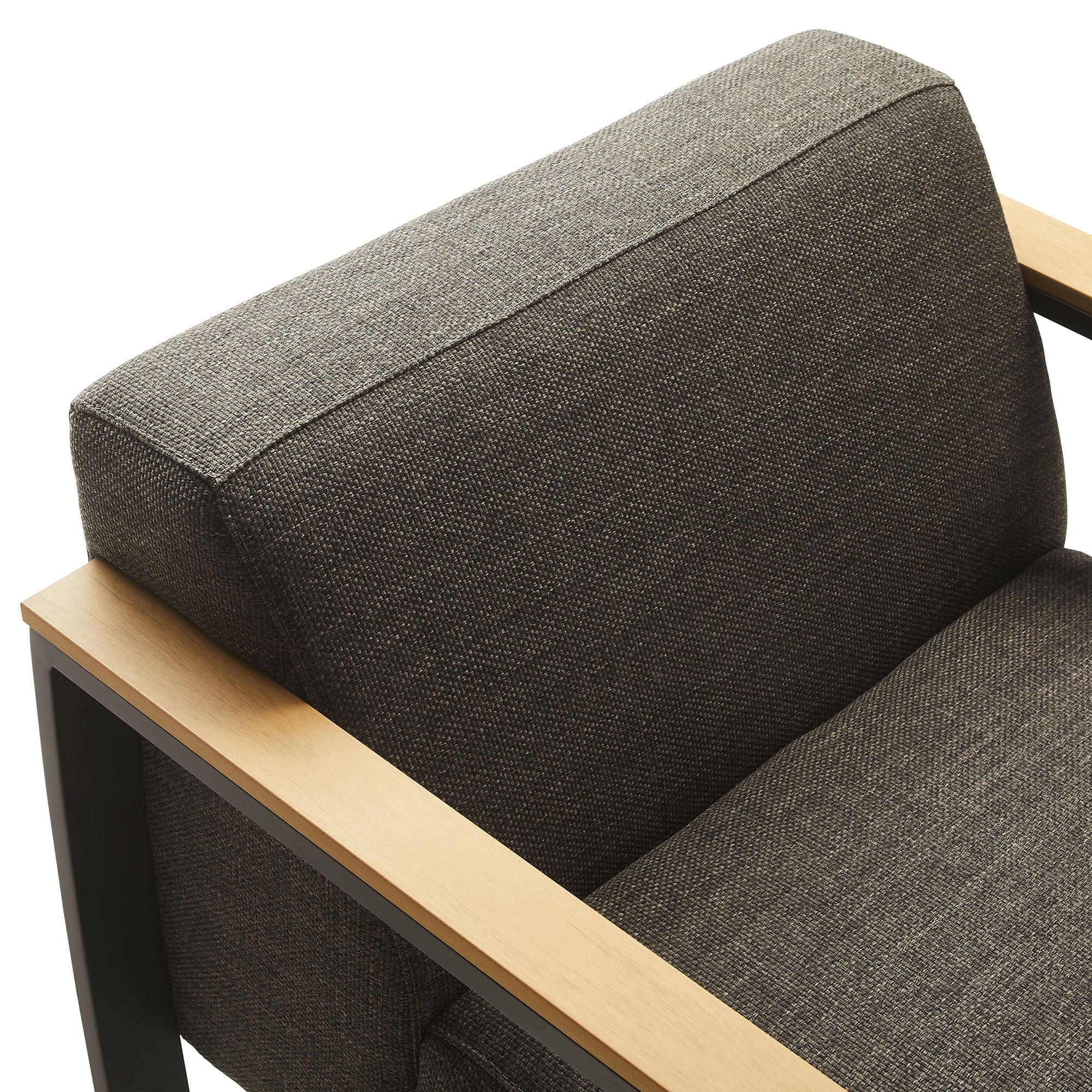 Sauve Armchair in Charcoal Smoke