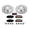 thumbnail image 3 of PowerStop Front Z23 Evolution Sport Carbon-Fiber Ceramic Brake Pad and Drilled & Slotted Rotor Kit Fits: SCION TOYOTA Select Models K5863, 3 of 10