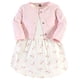 thumbnail image 1 of Hudson Conjunto De Vestido Y Cárdigan De Algodón Para Bebé Niña Unicornio Dorado 0-3 Meses, 1 of 1