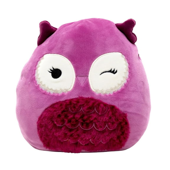 Squishmallows Cozy Squad 8 Inch Plush | Aurura The Pink Owl