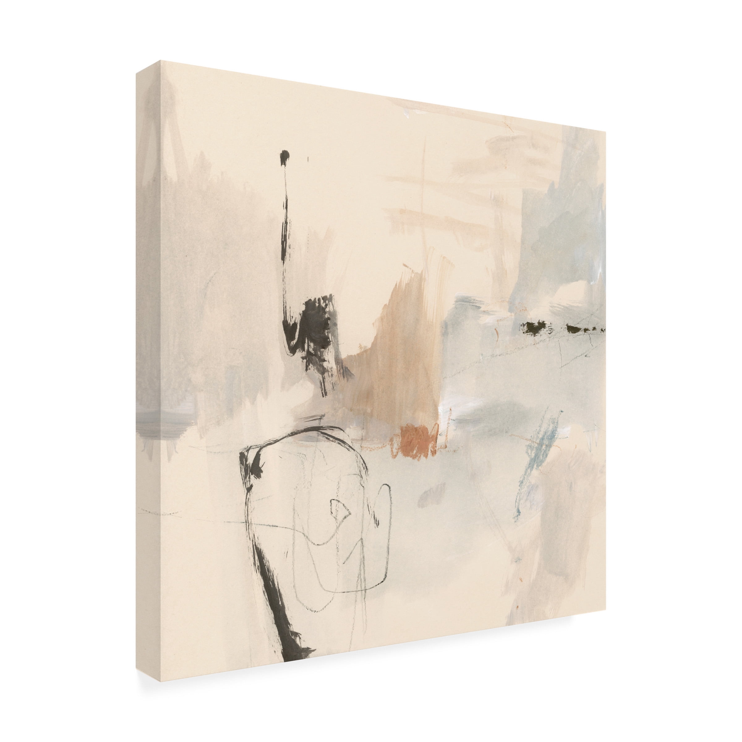Victoria Barnes 'Oat and Slate II' Canvas Art