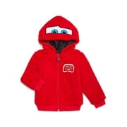 Disney Pixar Cars Toddler Boys Plush Fleece Full-Zip Cosplay Hoodie, Sizes 12M-5T