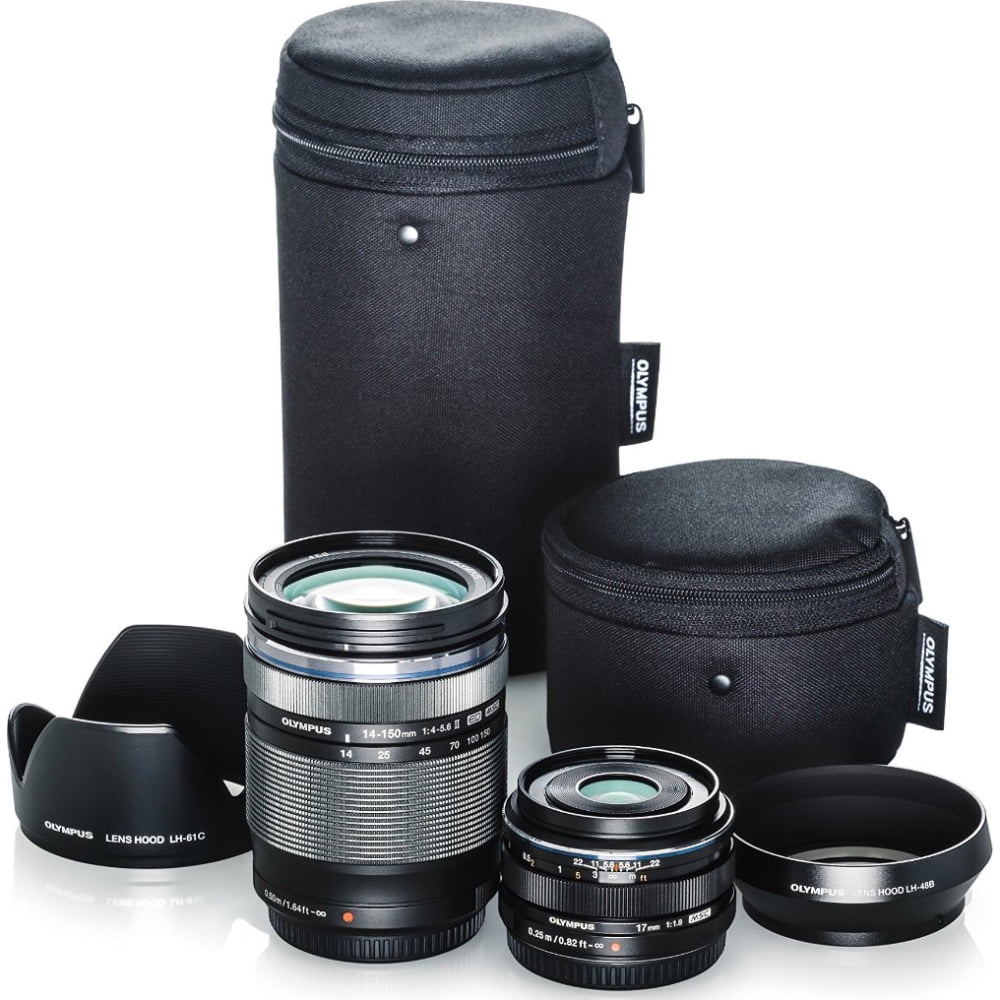 Olympus Digital ED 14-150mm f4.0-5.6 II and 17mm f1.8 Dual Travel