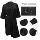 thumbnail image 3 of Bata de salón de SPA elegante, ropa práctica de peluquería, disfraz de centro de belleza multifunción para uso diario (negro), 3 of 5