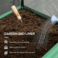 thumbnail image 5 of Outsunny Raised Garden Bed with Cover and Storage Shelf, Rectangular Metal Elevated Planter Box with Legs and Bed Liner, Green, 5 of 9