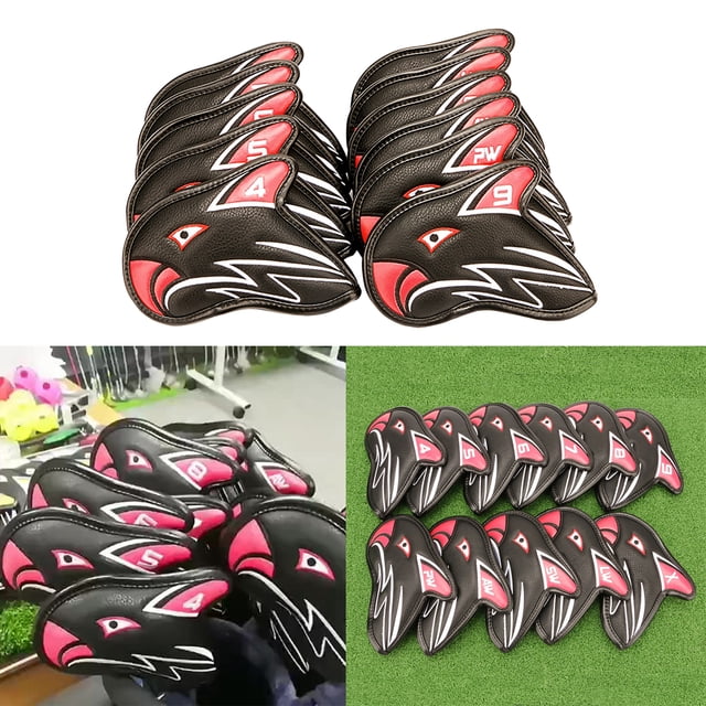 Cuñas de Cubierta de hierro shamjiam Cubierta de cabeza de hierros de golf rojo