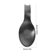 thumbnail image 2 of PAMINGONO Reposacucharas Multifuncional Para Encimera De Cocina En Acero Inoxidable Negro, 2 of 8