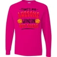 thumbnail image 3 of Inktastic That's My Awesome Grandson out There with Basketballs Long Sleeve T-Shirt, 3 of 5
