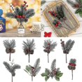 thumbnail image 2 of Adorno navideño TANGJMXG guirnalda de bricolaje flores artificiales para árbol de Navidad, 2 of 4