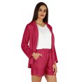 thumbnail image 3 of Inkmeso Elegant Shrug& Shorts Set For Womens 3 Piece Outfits Loungewear Summer Sets, 3 of 7