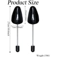 thumbnail image 2 of 2 Paires 27cm/10.6 Pouces Étireur de Chaussures en Plastique Noir pour Femmes Support de Chaussures à Ressort Réglable, 2 of 8