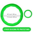 thumbnail image 3 of Protectores ajustables de silicona para borde de tarta Antenda, 20-29 cm, 3 of 7
