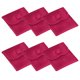 thumbnail image 1 of Uxcell Bolsas de Joyería de Terciopelo de 3x3 Pulgadas, Bolsas de Regalo con Botón a Presión para Almacenamiento de Joyería, Rojo Rosa 6 Piezas, 1 of 6