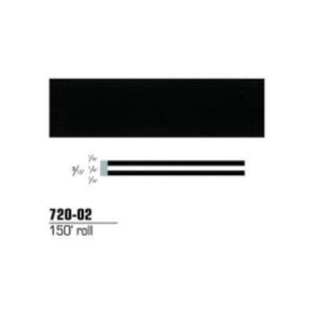 3m 72002 Scotchcal Striping Tape, Black, 3/16" X 150'