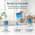 thumbnail image 3 of Truly Free Natural Glass Cleaning Kit - removes dust and debris, provides a sparkling clean for windows and glass surfaces in homes, offices, and garages, includes a 16-ounce reusable bottle + two re, 3 of 4