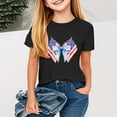 thumbnail image 2 of FamilyThread Kids America Flag 4th of July Shirt Toddler Kids Boys Girls Patriotic USA Shirt, Red White and Blue Tee Top, 2 of 4
