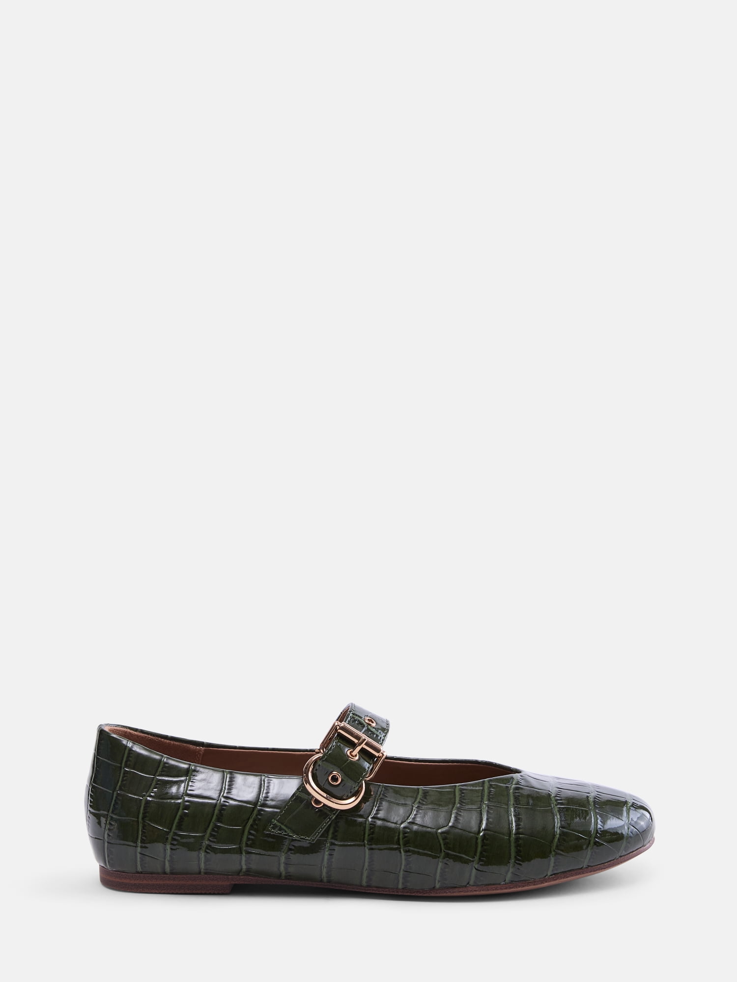 Free Assembly Women's Croco Mary Jane Flats