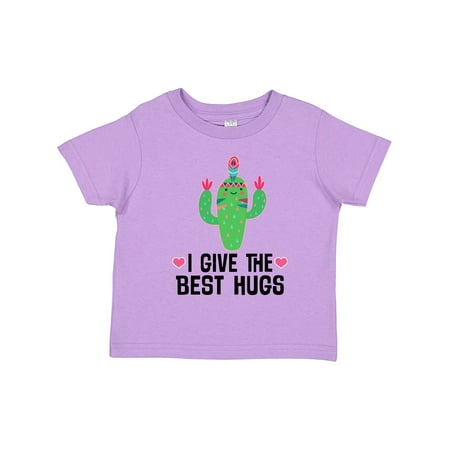 

Inktastic Cactus Cute Girls Best Hugs Gift Toddler Toddler Girl T-Shirt