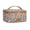 Leopard-Khaki, variant on Wrangler Travel Makeup Bag 2pcs Set Large Cosmetic Bag with Makeup Brush Holder Portable Make Up Organizer, Turquoise