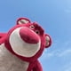 thumbnail image 4 of Grandes Peluche Oso Fresa Juguetes 60cm Regalo Para Niños Xtellar Rosa, 4 of 4