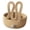 Khaki, variant on Easter Basket for Kids, Easter Bunny Basket, Woven Cotton Rope Egg Easter Gift Baskets,for Candy and Cosmetics, Portable Storage Sundries Basket for Kitchen Counter or Office Desk