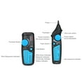 thumbnail image 4 of SENRISE FWT81 Network Cable Tester Line Finder Network Tester Receiver for Telecommunication Engineers Blue, 4 of 8