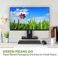 thumbnail image 4 of ViewSonic VG2756A-2K 27 Inch IPS 1440p Docking Monitor with 100W USB C, Ethernet RJ45, HDMI, Display Port and 40 Degree Tilt Ergonomics Daisy Chain for Home and Office,Black, 4 of 5