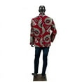 thumbnail image 4 of Mens Suit Jacket Floral Printed Two Button Casual Blazer Coat, 4 of 5