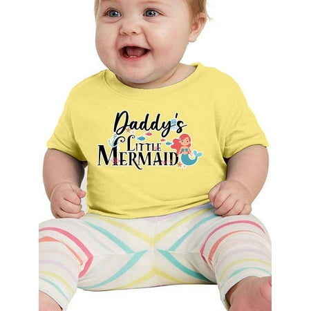 

Daddy s Little Mermaid T-Shirt Infant -Smartprints Designs 6 Months