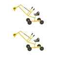 thumbnail image 1 of Big Dig Rolling Sandbox Digger Excavator Crane w/ 360 Rotation Base (2 Pack), 1 of 8
