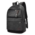 thumbnail image 1 of Mochila de lona para hombres Colcomx bolsa de viaje Negro, 1 of 8