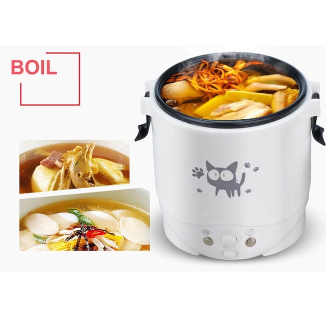 Small 1L Electric Rice Cooker Porridge Multifunction for Cooker 1L Lunch Box Travel Car 24V