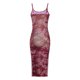 thumbnail image 5 of Vestido de Verano para las Mujeres, Vestido Largo Delgado Cuello Redondo sin Mangas de Impresión de Leopardo Sexy Hecho de Poliéster Ligero, Vestido Sexy para las Mujeres, 5 of 5