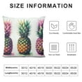 thumbnail image 5 of GOSMITH  Watercolor Pineapple Throw Pillow Cover,Spring Summer Holiday Home Cushion Case Decoration for Sofa Couch, 5 of 5
