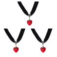 thumbnail image 4 of Sonducket Collar brillante chica clavícula cadena colgante moda exquisita clavícula cuello joyería novia gargantilla decoración rojo Type1 NO1, 4 of 6