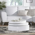 Lagom Small Oval Mod Rotatable Coffee Table
