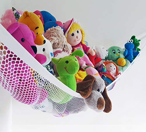 Toy Hammock Net Organizer Stuffed Animals Kids Toys Hanging Storage Shelf Holder 