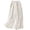 e-308White71, variant on ANINEO Women Casual Wide Leg Pants With Embroidery Elastic Waist Flowy Straight Hem Summer Versatile Linen Trousers Solid Color Fashionable Daily Female Slacks
