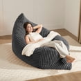 thumbnail image 1 of Sillón puff 3 en 1 de espuma viscoelástica Gericco, gris oscuro, 1 of 9
