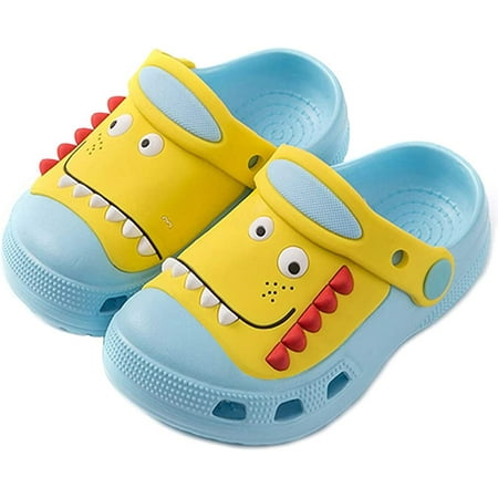 

Boys Girls Water Sandals Toddler Clogs Closed Toe Sport Sandals Stranger Thing Dinosaur Clogs