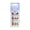 Neutral, variant on Impress Holiday Press On Nails, No Glue Needed, Silver, Medium Coffin Shape, 30 Ct.