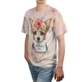 thumbnail image 4 of Happy Mother's Day Toy Fox Terrier with Flower Crown and Greeting Card All Over Print 3D Shirt Unisex Merch Dog Lover - 13004, 4 of 6