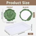 thumbnail image 2 of 50Pcs Rosemary Wax Seal Stickers Envelope Seal Stickers Wedding Invitation Envelope Seals Self Adhesive Stickers for Party Invitation Wrapping Green 1.18inch, 2 of 9