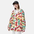 thumbnail image 3 of Fotbe Colorful Butterflies Chaqueta con Protección Solar UPF 50+ para Hombre y Mujer, Camisa con Capucha y Bolsillos-3X-Large, 3 of 7
