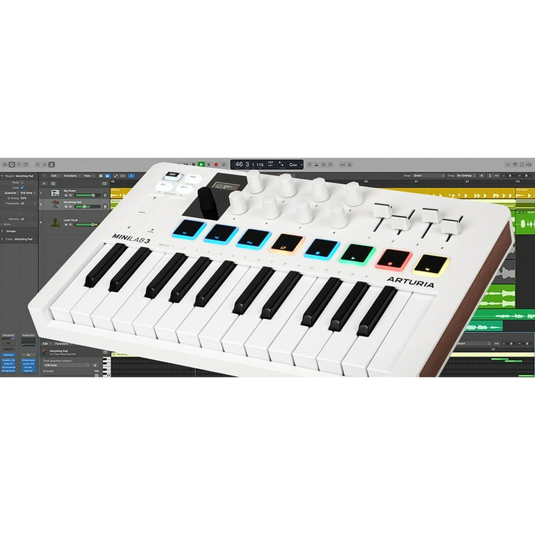 ARTURIA MINILAB 3 ホワイト 25鍵 Amazon.com: Arturia MiniLab 3 — 25 Key USB MIDI Keyboard
