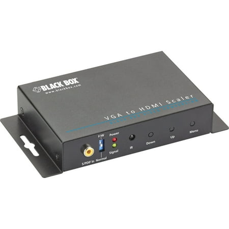 UPC: 0822088071679 | Black Box VGA-to-HDMI Converter Scaler with Audio