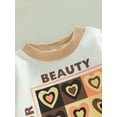 thumbnail image 5 of Bagilaanoe Newborn Baby Girl Boy Valentine's Day Rompers Heart Letter Heart Print Long Sleeve Bodysuits 3M 6M 12M 18M Infant Casual One Piece Short Jumpsuit, 5 of 8