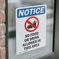thumbnail image 4 of (2 Pack) No Food Or Drink Allowed Sign, 4 of 7