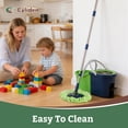 thumbnail image 6 of Eyliden Spin Mop and Bucket System with Wringer, Floor Mop Set with 5 Mop Heads, 6 of 8