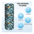 thumbnail image 3 of Neck Gaiter Face Mask Men Women, Colorful Fishing Baits Warmer Breathable Face Cover Scarf Bandanas Head Wrap Hiking Cycling Ski Sports, 3 of 6